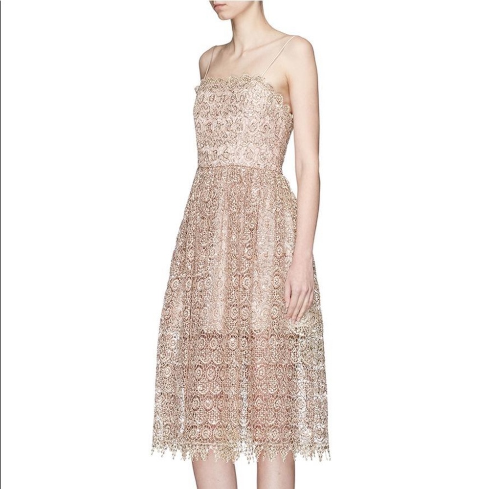 Alice + Olivia Alma Lace Dress